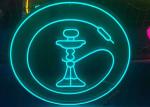 Garden Neon sign Blue color billboard lighting pattern Interior Decorating