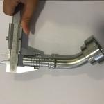 87942 Swaged 6000 PSI Hydraulic Hose Connectors SAE Carbon Steel