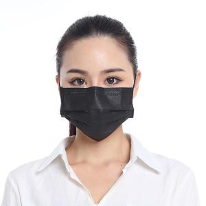 China Eco Friendly Light Weight Black Face Mask , Waterproof Breathable Face Mask wholesale