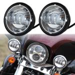 4.5 Inch Harley Davidson 1800lm 30w Vehicle LED fog light With Aluminum Material