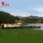 River Sand Excavation Cutter Suction Dredger 160 Tons Full Load Weight