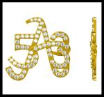 Intricate Classic 925 Silver CZ Round Brooch For Anniversary Business Meeting Cz