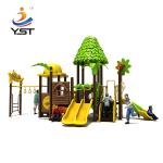 Interesting Kids Outdoor Play Slide Galvanized Steel Pipe Easy Installation