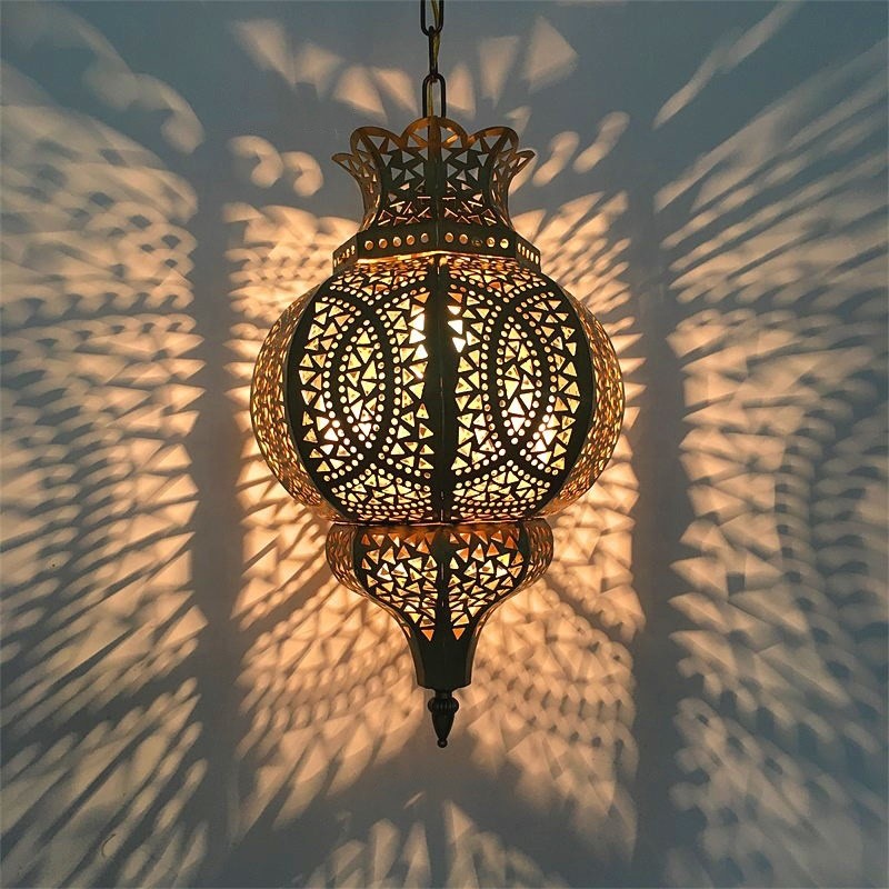 Moroccan Style Hanging Pendant Light Chorded Hanging Decorative Arabic Lamps(WH-DC-64)