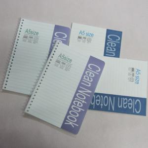 China PVC Cover Lint Free 50 Pages A5 Cleanroom Spiral Notebook wholesale