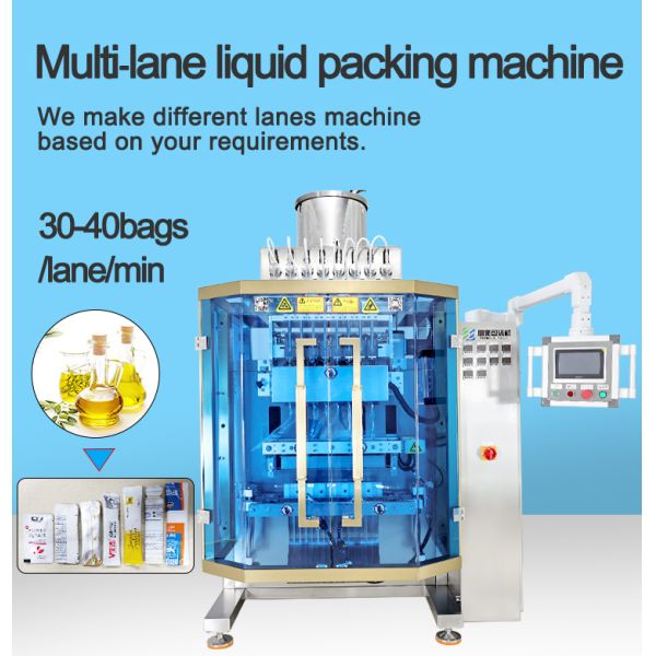 CE Certificate Automatic Liquid Packaging Machine with PLC Control System and 80-150 Bags/Min Speed
