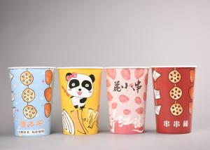 China To Go Paper Popcorn Buckets / Boxes , Cute Disposable Popcorn Containers wholesale