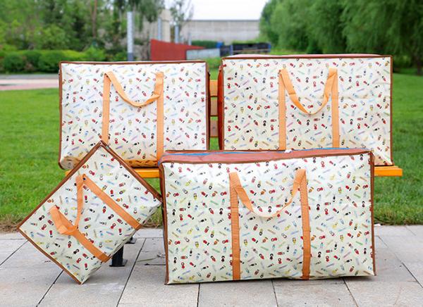 Eco Friendly Customized Shopping Bags Polypropylene Tote Bags For Recycled Woven