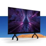 Floor standing Smart LED Poster Display 800 Nits 108 Inch LED TV All In One