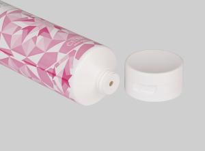 China 130-500ml Custom Shampoo Tubes Empty Cosmetic Squeeze Plastic Body Lotion Tube With Flip Top wholesale