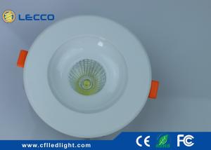 China LED Recessed Downlight 5W COB 100 LM / W 2700K - 6400K Benz Logo Type Aluminum wholesale