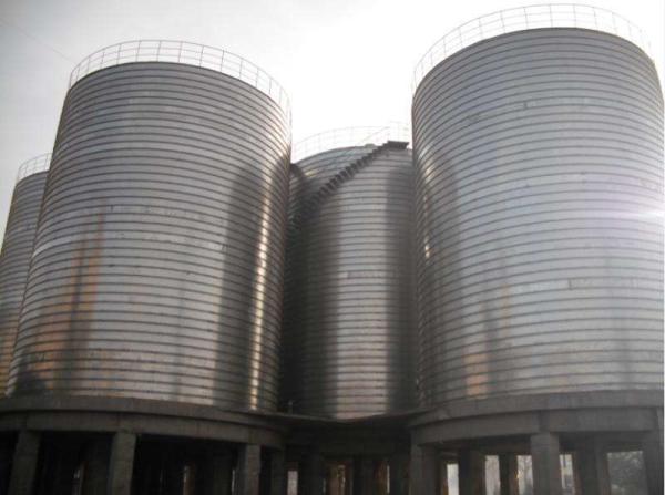 Professional Galvanized Grain Bin Steel Silos For Grain Storage 20 Years Service