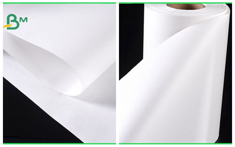32 / 35 / 40grams MG White Kraft Paper FDA Roll Packaging For Packing Chips