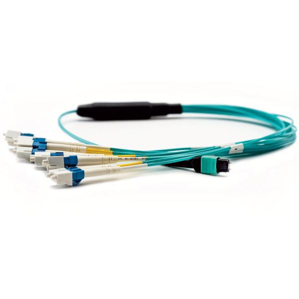 12F MPO Fiber Optic Ribbon Cable Female 12FC For FTTH FTTB