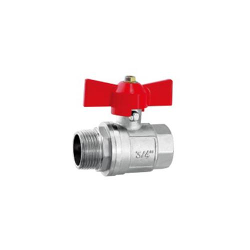 Virgin Ptfe Seat Brass Ball Valve with -20C 180C Working Temperature and ISO-228