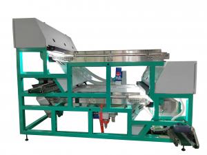 China Double Layer Belt Type Mixing Glass Color Machine High Accuracy 8 Chutes wholesale