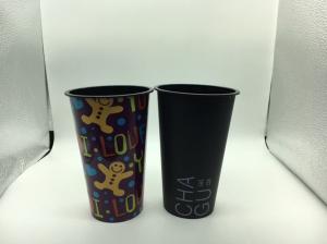 China Promotional 3D Lenticular Plastic Water Cups Customized Logo for Hot or Cold Drink wholesale