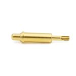 Gold Plating Solder Cup Pins Male Spring Loaded Contact Pin 2A For Medical