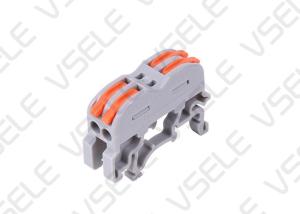 China Push Type Din Rail Earth Terminals Connector Copper Tin Plating Diversion Bar wholesale