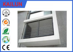 China Natural Anodized Extrusion Aluminum Fence Slats for Window , Residential Aluminum Fencing wholesale