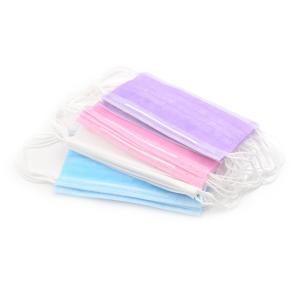 China Colorful Disposable Medical Mask Size 17.5 X 9.5cm With Adjustable Nose Wire wholesale
