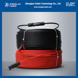 China Small Solar Grid PV Cable RED Black 35mm2 DC1.5KV AC1kv 100m / Roll wholesale