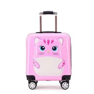 China Hot Selling Cheap Abs Children Travel Luggage Bag Trolley 18 Inch Cartoon Character Kid Luggage wholesale
