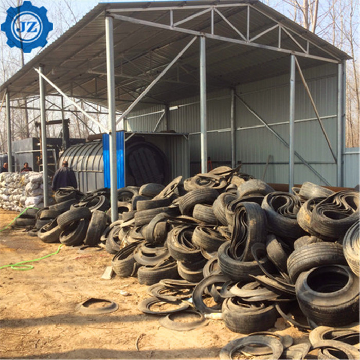10ton 10T Used Tire Recycling Machine Waste Tyre To Fuel Oil Pyrolysis Plant