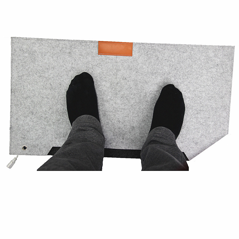 5W Electric Warmer Foot Heating Pad Fleece lining Relieving Joint Pain
