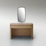 Luxury Nordic Modern Dressing Table With Mirror And Lights , 0.6m Modern Bedroom