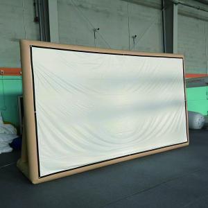 China Wholesale Customized Size Outdoor Movie Screen Rear Projection Outdoor Inflatable Movie Screen wholesale