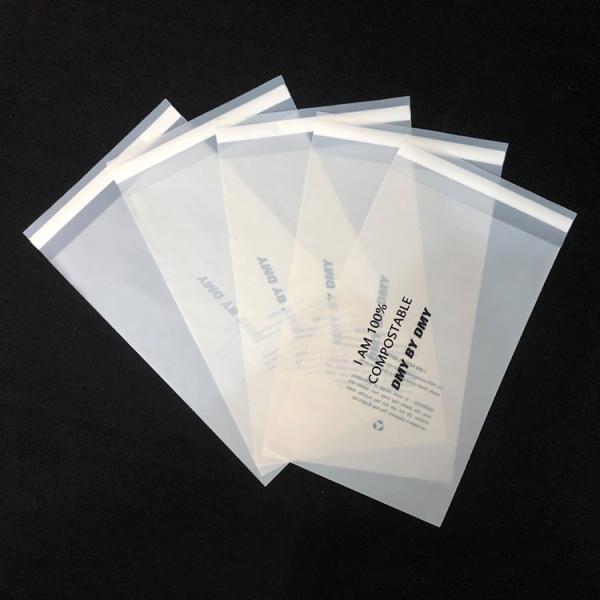 Transparent Clear Biodegradable Self Adhesive Courier Poly Mailer Bags For