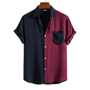 China Woven Fabric Plus Size Men's Dress Shirt Sustainable Oversized T-shirts for Casual Wear wholesale