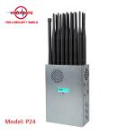 5G 4G 3G 2G Mobile Phone Signal Jammer 24 Antennas Full Bands With DIP Switch