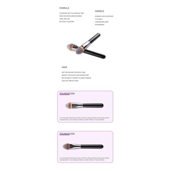 OEM ODM Individual Makeup Brushes Multifunctional Foundation