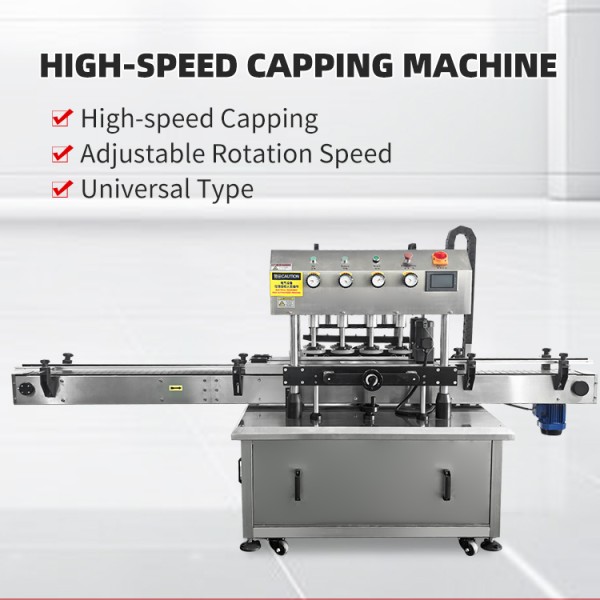 Automatic Spindle Capping Machine with 60-150 BPM Speed, Stainless Steel Structure, and High Precision Capping