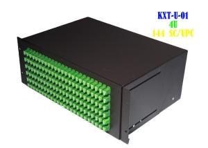 China Residential Rack Fiber Patch Panel 4U , Rack Mount Ethernet Patch Panel 144 Core wholesale