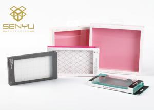 China Printing Information Transparent Packaging Box with Clear Window for Phone Covers wholesale