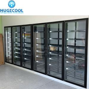 China Customization Supermarket Glass Door Display Walk in Cooler for Cold Beverages and Beer wholesale