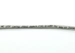 Unshielded CAT5E 2 Pairs Twisted Bulk Cat5e Cable PR02 0.5 Pure Copper Gray PVC