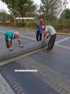 China Galvanized reinforced hexagonal mesh asphalt pavement subgrade wholesale
