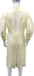 Chemotherapy gowns disposable yellow color waterproof medical surgical en14126