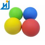Silicone Yoga Massage Ball Black Gray 62MM With Custom OEM Logo Stable