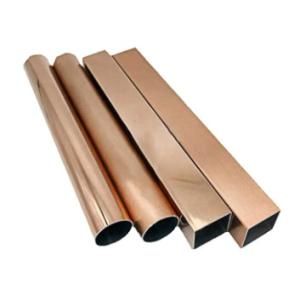 China SS430 Stainless Steel Decorative Pipe 4mm 5mm OD Tube Hot Rolled wholesale