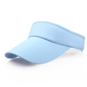 China Custom Logo Sun Visors Hats Outdoor Casual Solid Color Summer wholesale