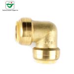Copper 90 Degree Elbow 1/2" x 1/2" Push Fit Fitting