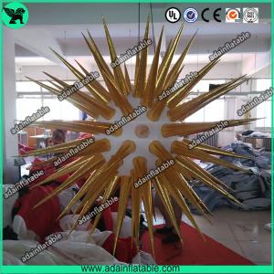 China Golden Inflatable Star With LED Light/Festival Event Decoration Inflatable wholesale