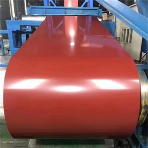 China Z80 Red Coating Prepainted GI Steel Coil 15um / 7um For Wall Fence SGCC wholesale