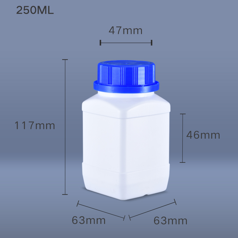 Leakproof HDPE LDPE Plastic Bottles For Chemical Liquid Glue Oil Packaging 16 oz