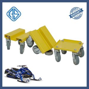 China OEM Steel Snowmobile Casters Wheels Universal 1500 Pounds Snowmobile Ski Dolly Set wholesale